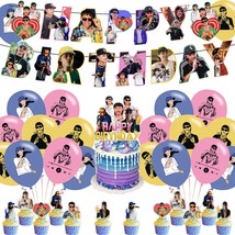 Party Decorations Singer Themed Birthday Party Banner Balloons Cake Toppers Bann - £23.68 GBP