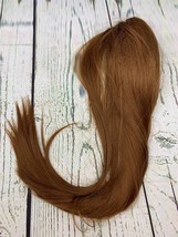 Hairpiece Ponytail Clip Extension Long Hair Heat Resisting 24in Brown - £13.55 GBP