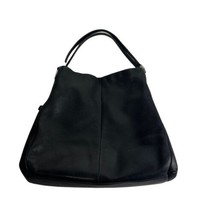 coach d1393-24621 black pebbled madison shoulder bag - £51.01 GBP