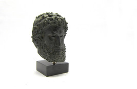 Head of Boxer from Olympia  Verdigris effect on a Greek ceramic casting  statue  - £77.87 GBP