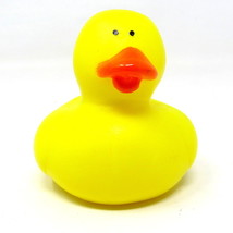 Yellow Rubber Duck 2&quot; DIY Decorate Personalize Solid Color Squirter Toy C - $8.50