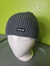 Hurley Beanie Hat Winter Cap Knit Gray  - $15.16