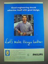 1996 Philips Domestic Appliances Ad - Good engineering should advertise itself  - $18.49