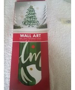 Wall Art Peel Stick Reposition Enjoy Christmas Tree that says We Wish Yo... - $39.48