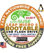 OpenSUSE LEAP MICRO 6 LINUX OS Bootable USB Live Boot, Installer 64-Bit ... - €8,64 EUR
