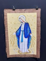 Stunning Religious Papyrus Painting: Iconic Representation of Faith, Tra... - $119.00