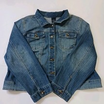 Faded Glory FW33500 Women&#39;s Blue Cotton Blend Denim Jacket Size 3X (22W-... - $344.27 MXN