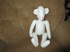 Unused HAND CRAFTED &amp; HAND QUILTED Moveable Limbs &amp; Head TOY ANIMAL - 15... - $12.00