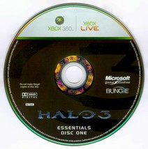 Halo 3 Essentials DISC ONE ONLY for Microsoft Xbox 360 Video Game Making of Doc - £6.39 GBP