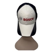 BOSCH Invented for Life Navy Blue Red White Cap Hat Adjustable Strap Cotton - $27.12