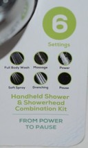 Simply Clean 8069000SC Chrome Finish Handheld Shower Showerhead Combo Kit image 2