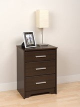3 Drawer Tall Nightstand In Espresso From Coal Harbor. - £107.85 GBP