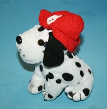 Oriental Trading Fireman Hat Dalmatian Dog Puppy 6&quot; Plush Stuffed Soft T... - $12.60