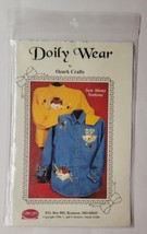 Doily Wear by Ozark Crafts Sweatshirt Applique Pattern #842 Sew Many Not... - £7.83 GBP