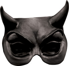 Ghoulish Productions Devil Black Latex Half Mask - £38.56 GBP