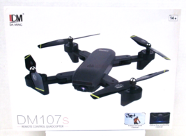 Drone Folding Dual Camera Aircraft DM107S Optical Flow Positioning 4K HD - NOB - £30.27 GBP