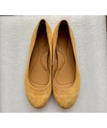 Born Adour Ballet Flats Yellow (Mustard) Suede 7.5 M - £46.73 GBP
