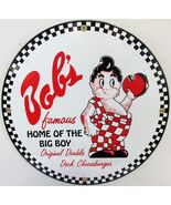 Bob's Big Boy New 12" Round Porcelain Metal Sign - $59.95