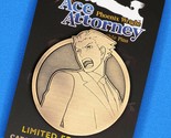 Phoenix Wright Ace Attorney Limited Edition Gold Emblem Enamel Pin Figure - $19.99