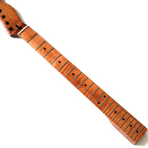 One pc roasted flame maple electric guitar neck in Nitro painting - £92.98 GBP