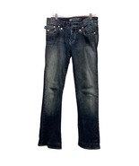Rock &amp; Republic Jeans Dark Wash Flare Boot Cut #1417  Size 27 Mid Rise D... - £17.44 GBP