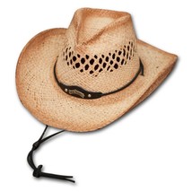 Jack Daniels Straw Cowboy Hat Beige - £47.96 GBP+