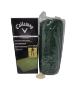 Callaway 1&#39; x 2&#39; Golf Hitting Mat W/ Box &amp; Rubber Tee Holder Indoor Outdoor - £18.67 GBP
