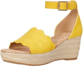 CL by Chinese Laundry Women&#39;s Wedge Sandal Lemon Yellow 8 - £37.29 GBP
