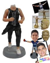 Personalized Bobblehead Marathon Runner Running To Be Fit Forever - Sports &amp; Hob - £68.02 GBP