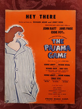 RARE Sheet Music HEY THERE The Pajama Game Richard Adler Jerry Ross 1954 - £12.76 GBP