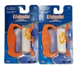 Kite Handler Kite String Winder 15LB x 300 ft Nylon Orange Lot of 2 New - £6.38 GBP