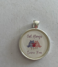 Owl Always Love You Owls Valentine&#39;s Day Pendant Necklace - £15.72 GBP
