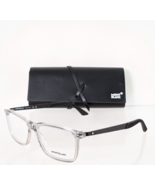 New Authentic Mont Blanc Eyeglasses MB 0333 002 55mm MB Grey &amp; Black Frame - $197.99