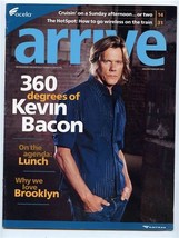 Amtrak Magazine Arrive Acela Magazine January February 2005 Kevin Bacon  - £9.38 GBP