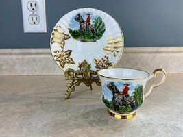 Royal Windsor Royal Canadian Mounted Police Dainty Tea Cup And Saucer Set - £13.22 GBP