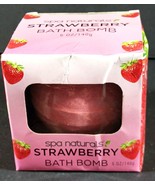 STRAWBERRY BATH BOMB 5 oz Spa Naturals Luxury Collection - Damaged Box - $2.37