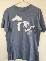 Great Lakes Brewing Company &quot;5 Lakes&quot; T-Shirt, Blue/Gray, Men&#39;s S - $275.70 MXN