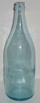 Vtg Aqua Blue Pan American Bottling Works New York Glass Bottle Vase Barn Dig - £6.99 GBP