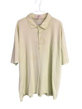 Fairway Greene Mens Polo Shirt Button Up Golf Perfect for the Game Lime Green XL - £18.38 GBP