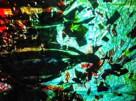 Sea blue abstract photo stock,Recycled plastic abstract,Deep blue abstra... - $108.49 MXN