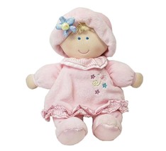 12&quot; Kids Preferred Baby Girl Doll Pink Pajamas Butterfly Stuffed Animal Plush - £36.63 GBP