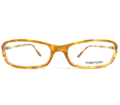 Tom Ford Eyeglasses Frames TF 5019 U53 Orange Tortoise Semi Rim 52-16-130 - £36.39 GBP