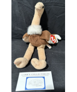 Stretch the Ostrich Ty Beanie Baby 1997 Tush tag born 21 Sep 1997 plush ... - £23.20 GBP