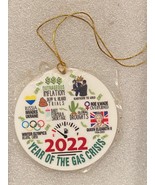 2022 Year Recap 3.25&quot; Plastic Christmas Ornament *Pre-Owned/No Box* BT1 - $184.69 MXN