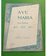 1941 AVE MARIA Sheet Music Classic Series Manhattan  Franz Schubert - £8.46 GBP