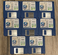 Vintage Apple Macintosh OS System 7 800k 3.5” Floppy  Disks *Working* - $39.99
