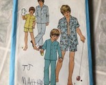 Simplicity 9509 Sewing Pattern Boy Teen Pajamas Vintage size 6 and 8 unc... - $20.42