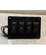 Boat Rocker Switch Panel 6&quot; x 4&quot; w/ Nav. Lts. Bilge Livewell &amp; ACC - $1,310.32 MXN
