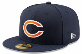 Chicago Bears Nfl New Era 59FIFTY On-Field Sideline Hat Cap Fitted 7 1/4&quot; - £24.00 GBP