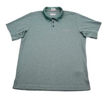 Columbia Shirt Mens M Green Polo Omni Shade Outdoors Short Sleeve Collar Neck - £18.22 GBP